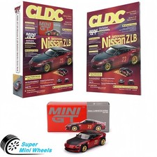 Mini GT 1:64 CLDC Magazine with Nissan Z LB Nation Works Red Metallic