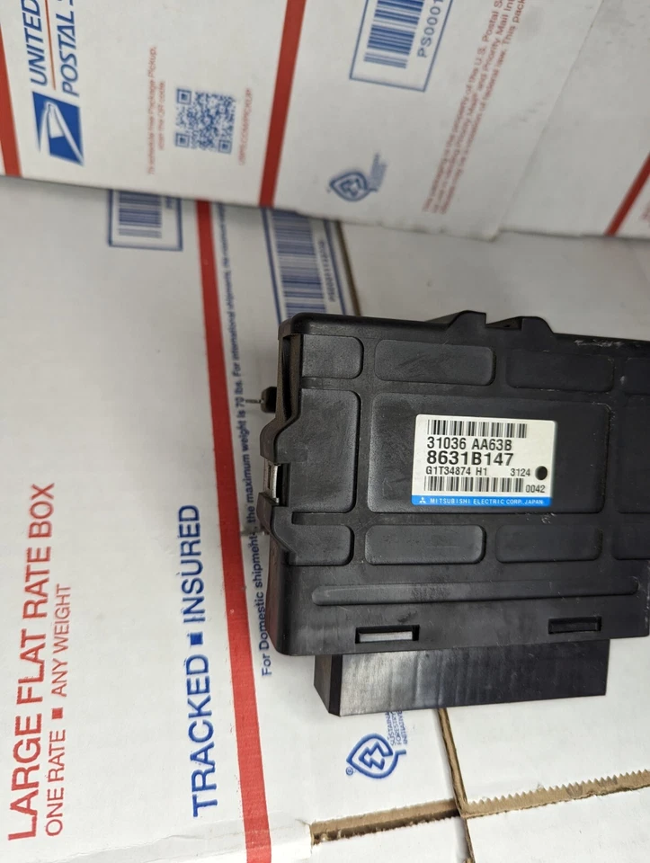 Computador de transmissão 2013 Mitsubishi Outlander Sport TCM AT 8631B147 - Imagem 2 de 4