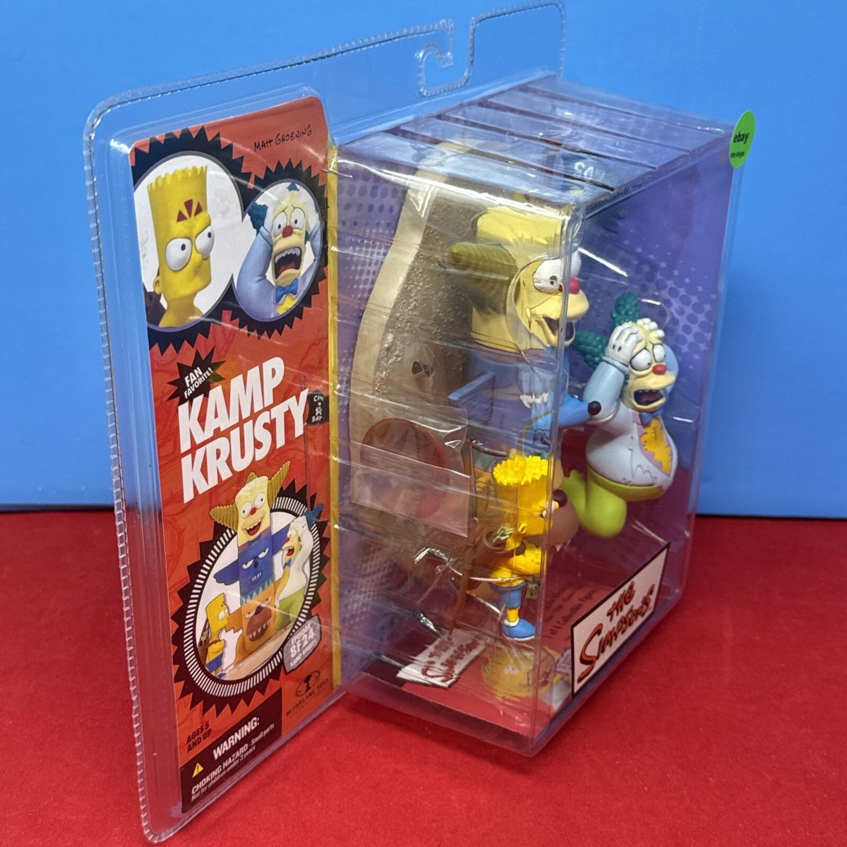McFarlane The Simpsons Kamp Krusty Bart & Krusty Series 1 New 2007