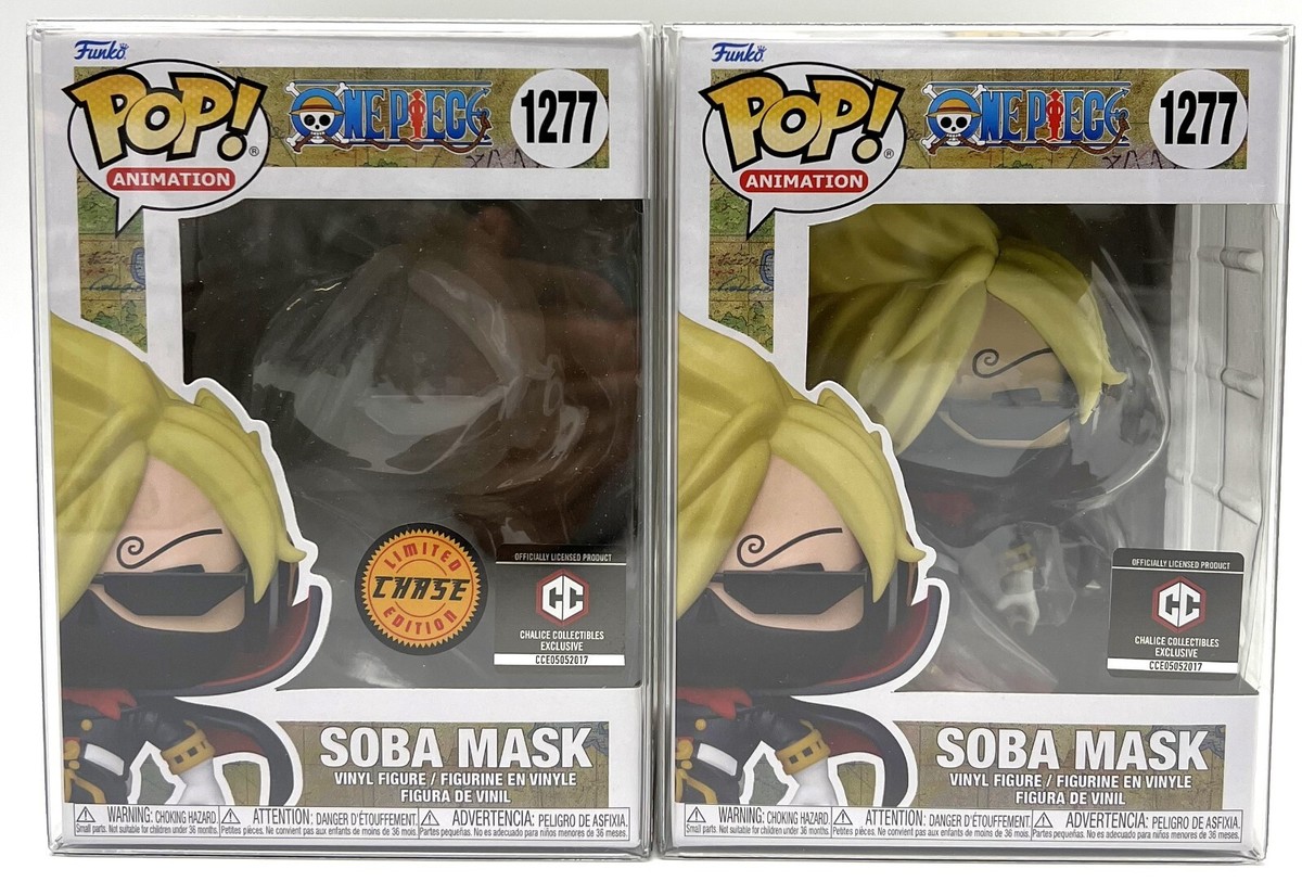 Funko Pop! One Piece Soba Mask CHASE & Common #1277 Chalice