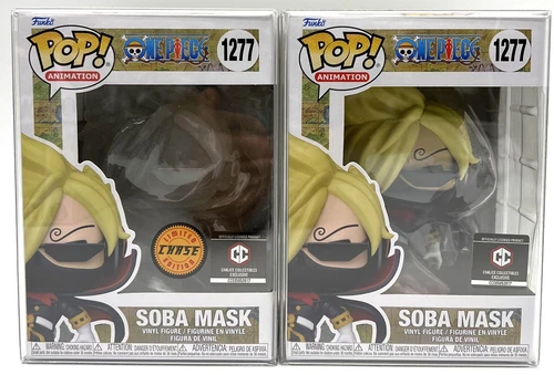 Funko Pop! One Piece Soba Mask CHASE & Common #1277 Chalice Collectibles