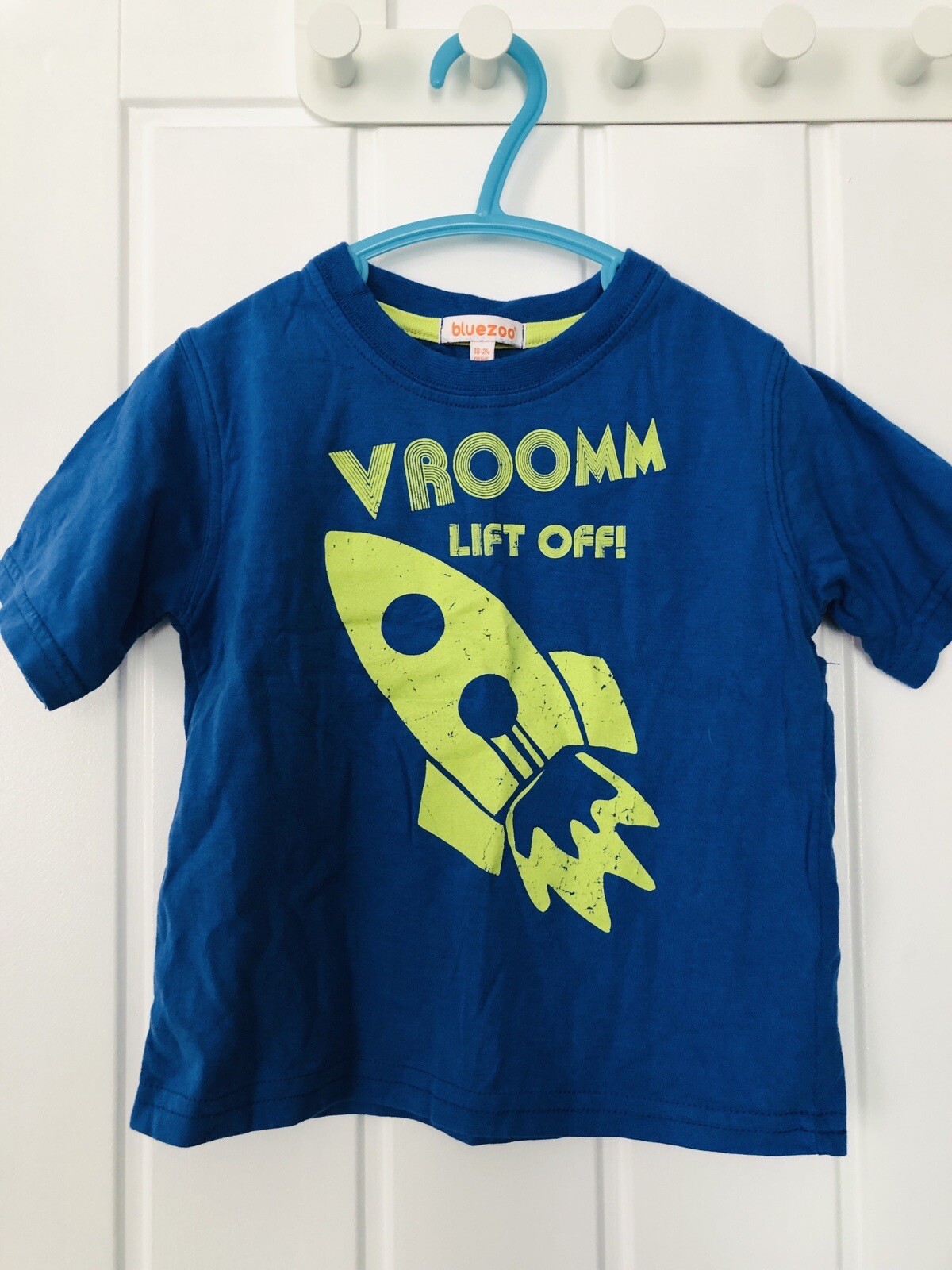 Debenhams Blue Zoo boys space rocket Tshirt/top age 1824 months eBay