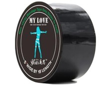 Fetish  Bondage Pleasure Tape for Adult Game Restraint Black