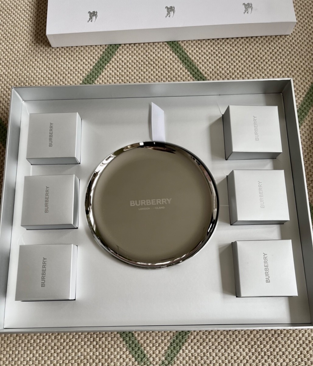 Burberry VIP GIFT- White & Silver Box with 6 Small Boxes & 2