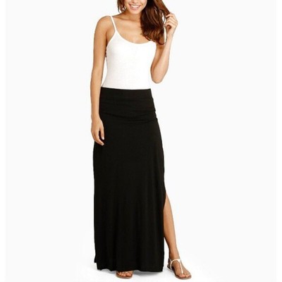 maxi skirt with slits on both sides