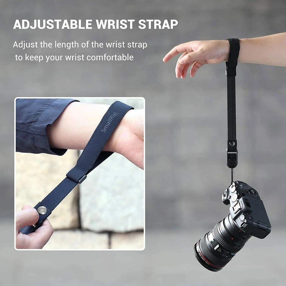 SmallRig Adjustable Camera Strap Cuff Wrist Camera Hand Straps for Sony Nikon - Image 4 of 4