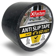 XFasten Anti Slip Tape, Black, 4-Inches X 60-Foot, Non Slip Grip Tape for Sta...