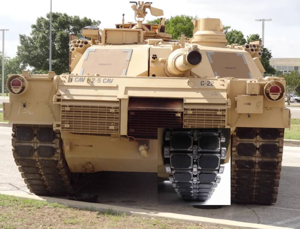 Mato 1/16 HengLong 3918 M1A2 Abrams Tank Metal Tracks With Ruber Pads MT201 - Image 3 of 3