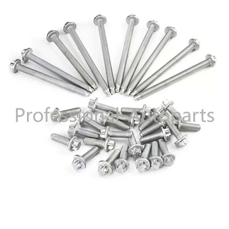 11132210959 Juego de tornillos de aluminio para cárter de aceite aptos para BMW E60 E60N E61 Foto 4 de 4