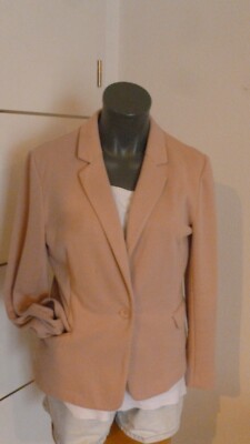 Lachsfarbiger Sweat Blaser von VERO MODA Gr. 42