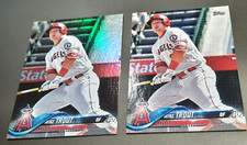 MIKE TROUT-BOTH 2018 TOPPS BASE & PARALLEL RAINBOW FOIL ⚾️ BASEBALL CARD-ANGELS