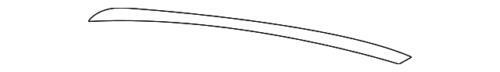 Moldura de la puerta delantera derecha para Nissan Maxima 2009-2014 (N/P 82282-ZX70A)