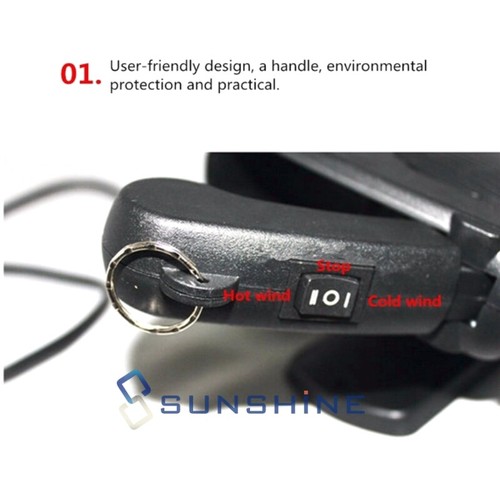 Plug in Cigarette Lighter 12V DC Car Truck Heater Defroster Demister Heating Fan - Picture 11 of 24