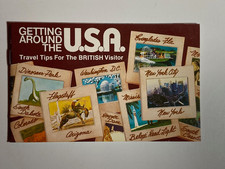 TRAVEL - BROCHURE (1979) GETTING AROUND THE USA Travel Tips For British Visitors