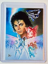 Michael Jackson Limited Edition Artist Signed "Captain EO" Trading Card 5/10