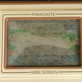 Boxed Nintendo Game & Watch Parachute PR-21 Retro Handheld Junk Burned LCD Japan