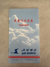 Air Koryo Timetable 91(2002) 3.26- 91(2002) 10.28