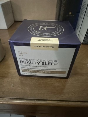 IT Cosmetics Confidence Your Beauty Sleep Skin Transform Pillow Cream 4 oz NEW