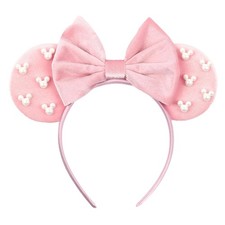 JOYFISCO Mouse Ears Headbands Shiny Bow Mouse Ears Headband Glitter Party Prince