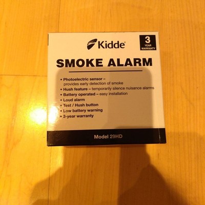Kidde 29HD Optischer Rauchmelder Rauchwarnmelder Smoke Detector Text!