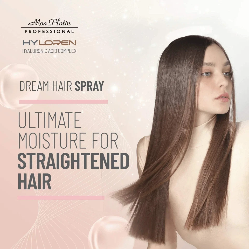 Mon Platin HYLOREN Cabello Suavizado Sueño Cabello Secado con Soplado 8.5 OZ - Protector Térmico Foto 3 de 4