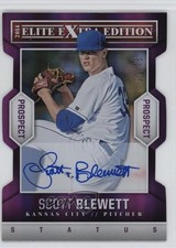 2014 Elite Extra Edition Prospects Status Purple Die-Cut /150 Scott Blewett 07ke