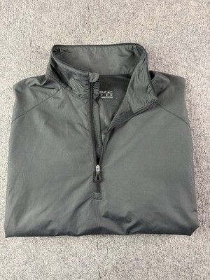 NikeGolf Fit Storm Mens 1/4 Zip Lightweight Vented Golf Best Size M Black