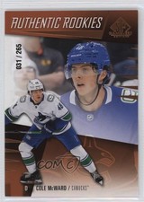 2023 Upper Deck SP Game Used Authentic Rookies Bronze /265 Cole McWard #210 1mz4