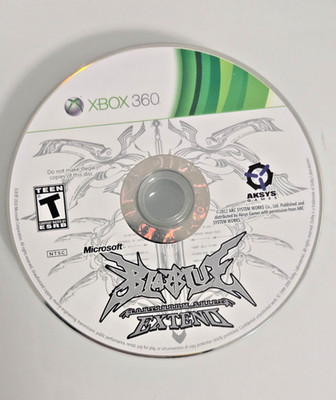 BlazBlue: Continuum Shift Extend (Microsoft Xbox 360, 2012) DISC ONLY