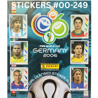 2006 Panini FIFA World Cup Germany Stickers #0 - 249 Pick To Complete Your Album