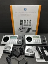 AT&T TL96456 Digital NO Handset Cordless x2 TelephoPhone BASE Answering System