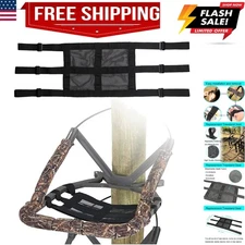 Replacement Treestand Seat Metal Buckle Universal Tree Stand Seat Saddle Hunt...