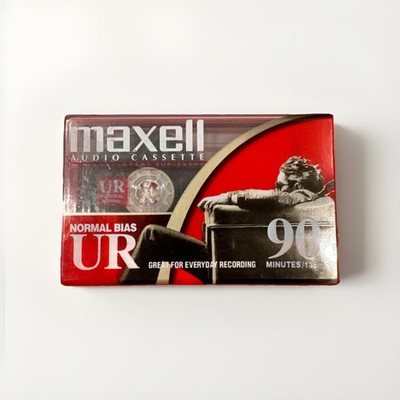 *Brand New* Maxell Audio Cassette, Normal Bias UR, 90 Minutes, Sealed, Blank