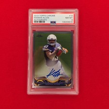 2013 Topps Chrome Keenan Allen #14 Rookie Autographs /600 AU RC Chargers PSA SSP