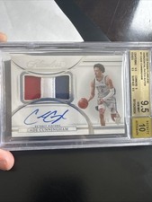 2021-22 Flawless Cade Cunningham Rookie Patch Auto RC /25 RPA Pistons