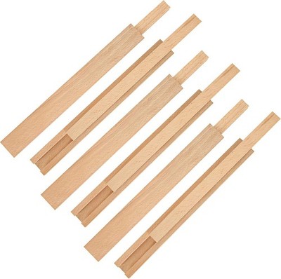 6 Pcs 15.7 Inch Wooden Drawer Slides Bottom Mount, 15.7in-6PCS, wooden 