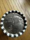 1776-2026 P Liberty Half Dollar ROLL Semi Quincentennial. FREE SHIPPING.
