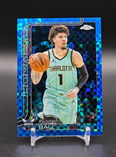 2025-26 Topps Chrome Basketball LeMelo Ball Blue X-Fractor #39 Hornets