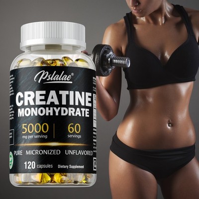 Creatine Monohydrate 5000mg- Energy&Endurance,Muscle Health,Testosterone Booster