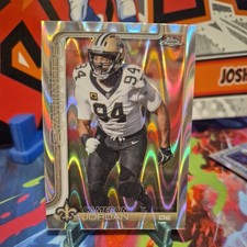 2025 TOPPS CHROME FOOTBALL RAYWAVE REFRACTOR CAMERON JORDAN #221 SAINTS