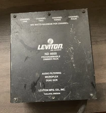 Leviton/NSI ND 4600 Four Channel Dimmer Pack 600W/Channel 120V Made In USA