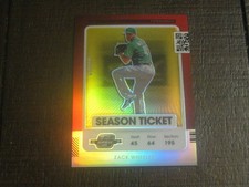 ZACK WHEELER 2021 Panini Contenders Optic Season Ticket Gold Prizm 6/10 made