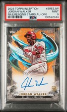 2023 Topps Inception  Jordan Walker Emerging Star Orange /25