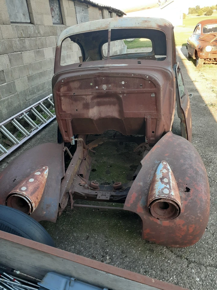 Chevy Cupé 1940 proyecto piezas coche 2 puertas para reconstrucción o camioneta Foto 3 de 4