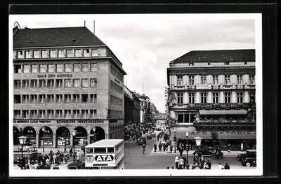 Postcard Berlin, Friedrichstr. Corner of Unter den Linden