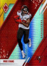 2021 Panini Phoenix Mike Evans Fire Burst Card #2 Tampa Bay Buccaneers SP Card