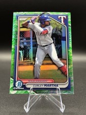 2024 Bowman Draft Chrome Lunar Glow Refractor Curley Martha #BDC-165 0nr3