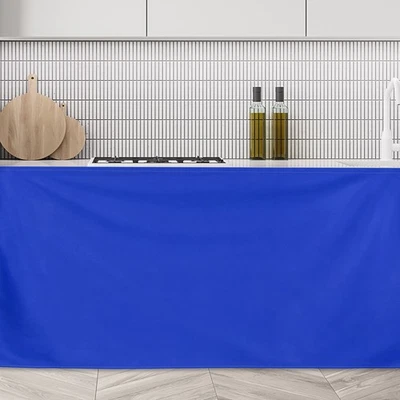 Schrankvorhänge Staubdichte Küchenvorhänge (90x70cm, Hellblau) - Bild 1 von 4