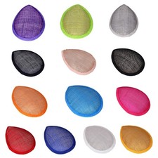 Soft Malleable Hat Base Round Wedding Girls Hat Base Fashionable Hat Base