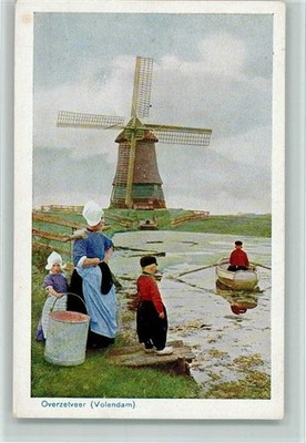 10084450 - Serie D.B.M. Nr. 23 Volendam - Mutter mit Kinder und grosser Eimer